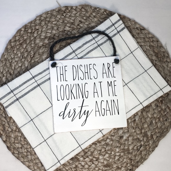 🛒2/$18!🛒 Dirty Again - Handcrafted Sign - Picture 2 of 4